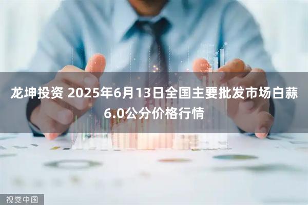 龙坤投资 2025年6月13日全国主要批发市场白蒜6.0公分价格行情