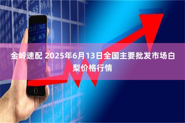 金岭速配 2025年6月13日全国主要批发市场白梨价格行情