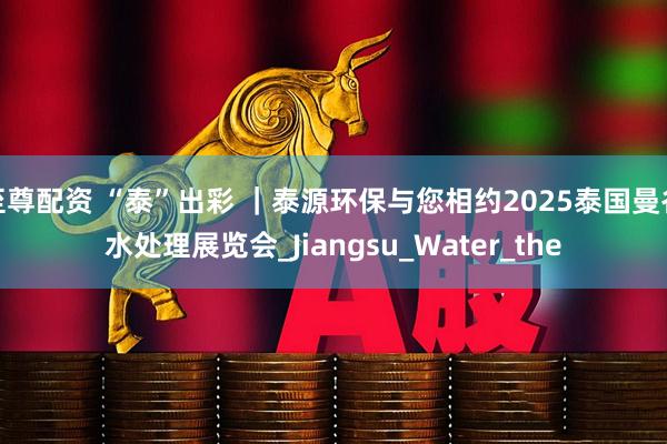 至尊配资 “泰”出彩 ｜泰源环保与您相约2025泰国曼谷水处理展览会_Jiangsu_Water_the